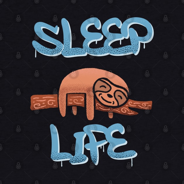 Sleep Life, Sleeping Sloth by SubtleSplit